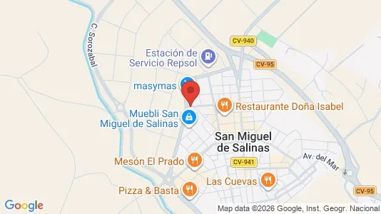 Apartments for rent i Orihuela - kort over placeringen