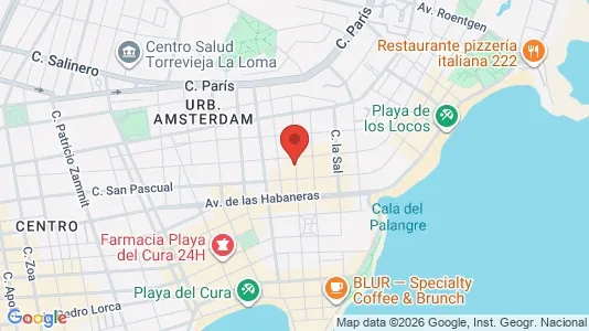 Apartments for rent i Torrevieja - kort over placeringen