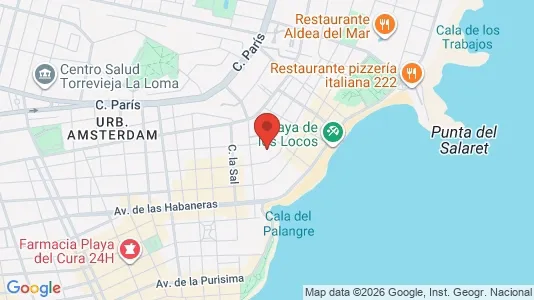 Apartments for rent i Torrevieja - kort over placeringen
