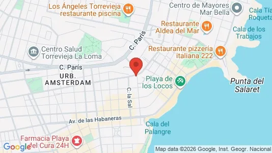 Apartments for rent i Torrevieja - kort over placeringen