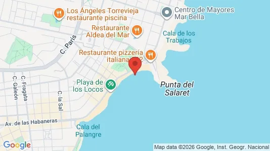Apartments for rent i Torrevieja - kort over placeringen