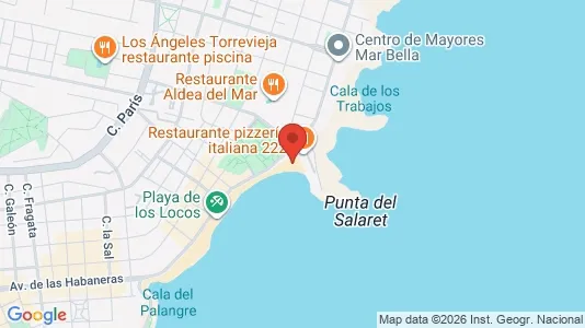 Apartments for rent i Torrevieja - kort over placeringen
