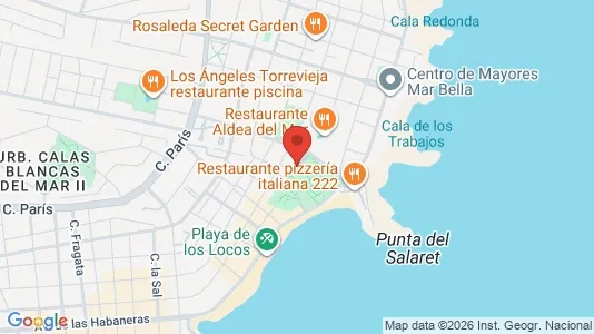 Apartments for rent i Torrevieja - kort over placeringen