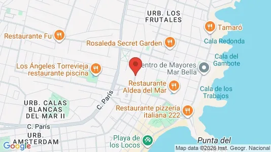 Apartments for rent i Torrevieja - kort over placeringen