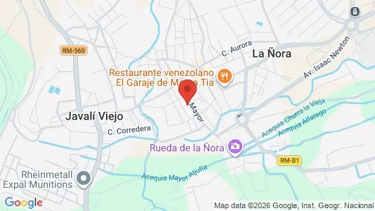 Apartments for rent i Murcia - kort over placeringen