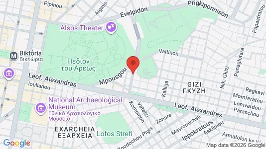 Apartments for rent i Athens Ampelokipoi - kort over placeringen