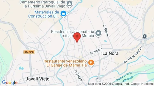 Apartments for rent i Murcia - kort over placeringen