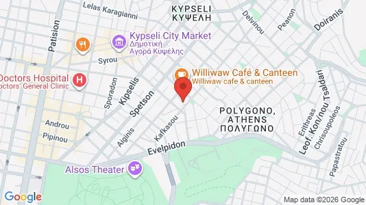 Apartments for rent i Athens Agios Panteleimonas - kort over placeringen