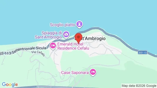 Apartments for rent i Cefalù - kort over placeringen