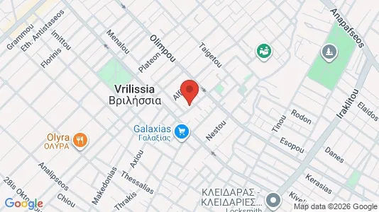 Apartments for rent i Vrilissia - kort over placeringen