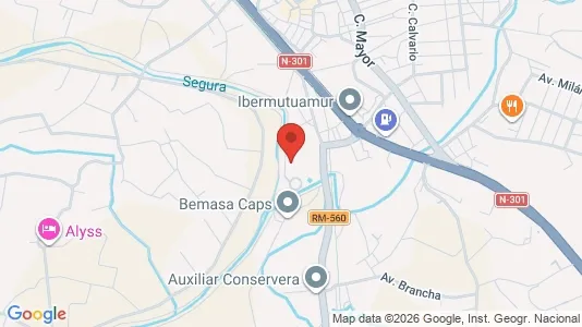 Apartments for rent i Molina de Segura - kort over placeringen