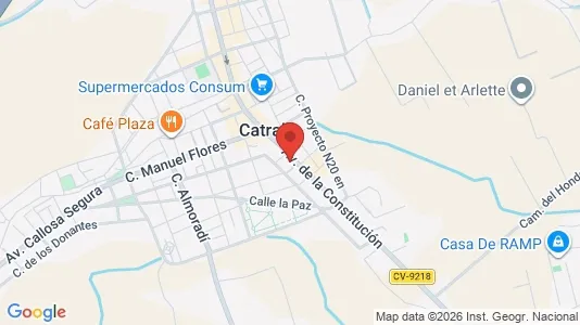 Apartments for rent i Catral - kort over placeringen