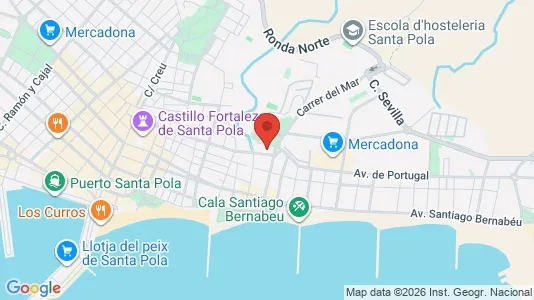 Apartments for rent i Alicante/Alacant - kort over placeringen