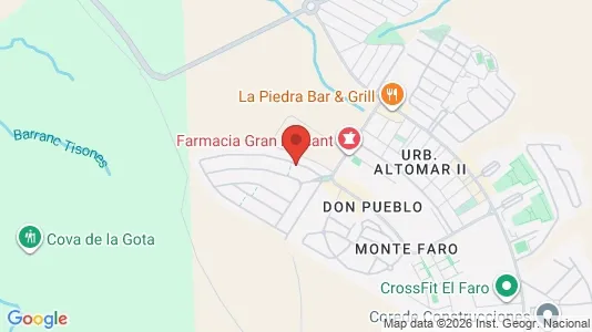 Apartments for rent i Santa Pola - kort over placeringen