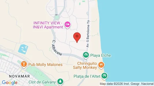 Apartments for rent i Elche/Elx - kort over placeringen
