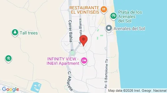 Apartments for rent i Elche/Elx - kort over placeringen