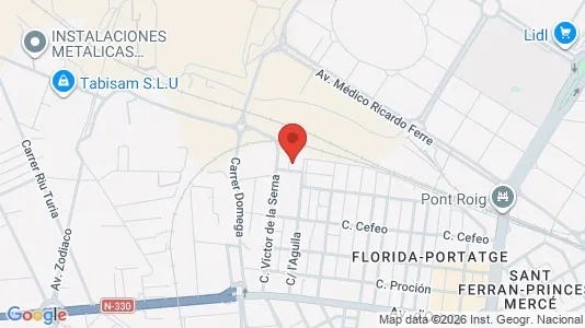 Apartments for rent i Alicante/Alacant - kort over placeringen