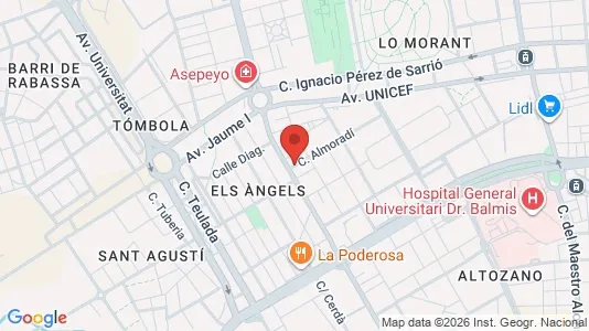Apartments for rent i Alicante/Alacant - kort over placeringen