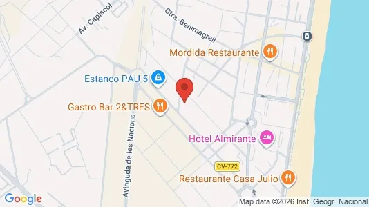 Apartments for rent i Alicante/Alacant - kort over placeringen
