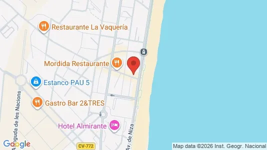 Apartments for rent i El Campello - kort over placeringen
