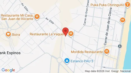 Apartments for rent i El Campello - kort over placeringen