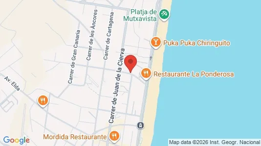 Apartments for rent i El Campello - kort over placeringen
