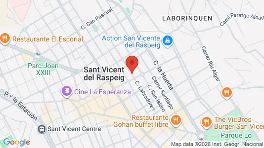 Apartments for rent i San Vicente del Raspeig/Sant Vicent del Raspeig - kort over placeringen