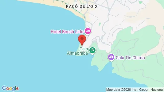 Apartments for rent i Benidorm - kort over placeringen
