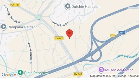 Apartments for rent i Finestrat - kort over placeringen