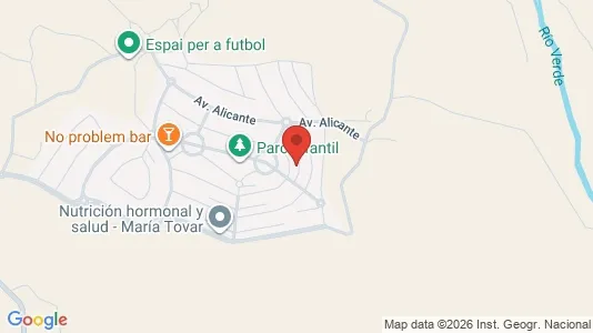 Apartments for rent i Castalla - kort over placeringen