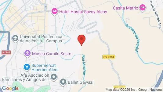 Apartments for rent i Alcoy/Alcoi - kort over placeringen