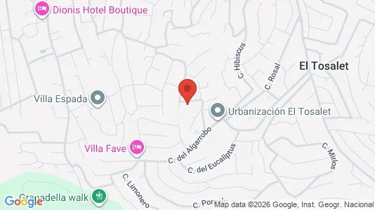 Apartments for rent i Jávea/Xàbia - kort over placeringen