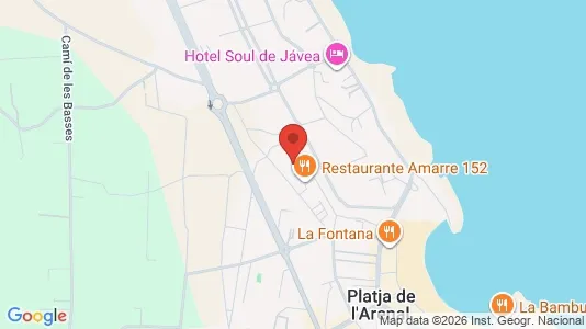 Apartments for rent i Jávea/Xàbia - kort over placeringen