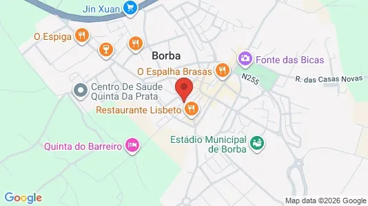 Apartments for rent i Borba - kort over placeringen