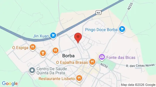 Apartments for rent i Borba - kort over placeringen