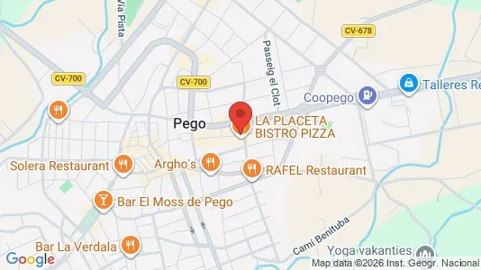 Apartments for rent i Dénia - kort over placeringen