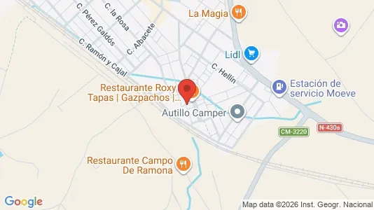 Apartments for rent i Almansa - kort over placeringen