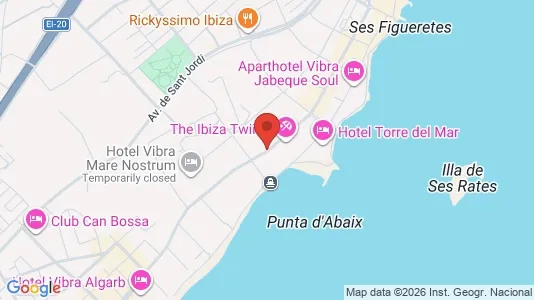 Apartments for rent i Eivissa - kort over placeringen