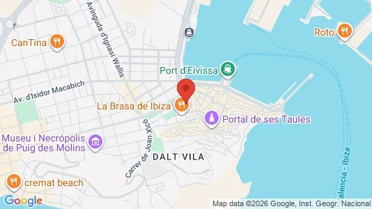 Apartments for rent i Eivissa - kort over placeringen