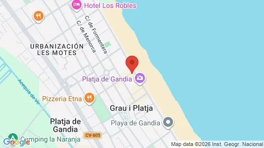 Apartments for rent i Zaragoza - kort over placeringen