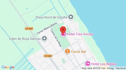 Apartments for rent i Gandia - kort over placeringen