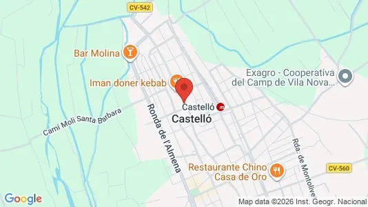Apartments for rent i Zaragoza - kort over placeringen