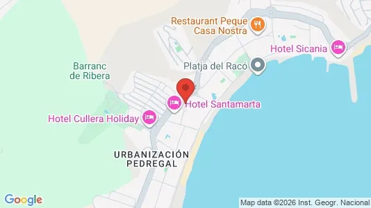 Apartments for rent i Cullera - kort over placeringen