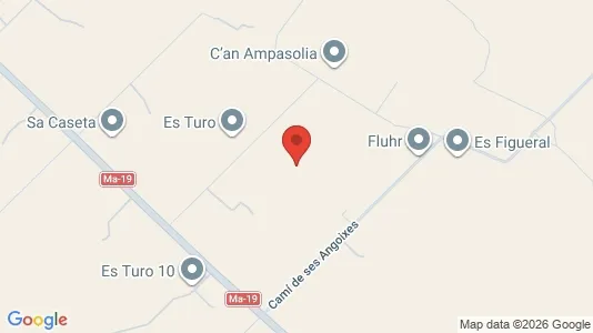 Apartments for rent i Campos - kort over placeringen