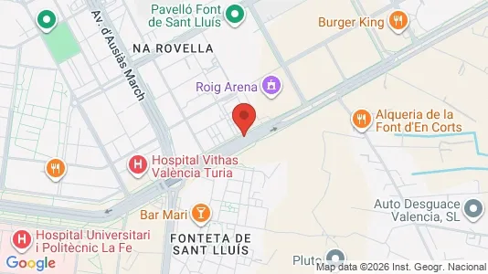 Apartments for rent i la Punta - kort over placeringen