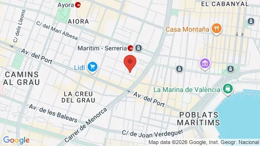 Apartments for rent i Alboraya - kort over placeringen