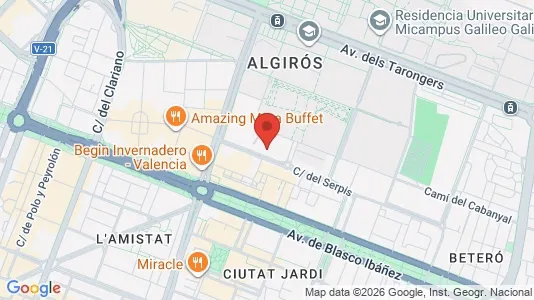 Apartments for rent i Alboraya - kort over placeringen