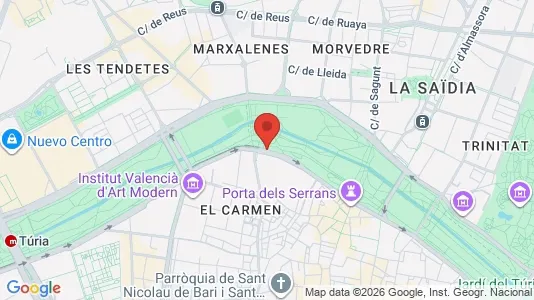 Apartments for rent i Valencia Ciutat Vella - kort over placeringen