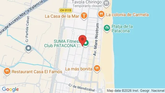 Apartments for rent i Alboraya - kort over placeringen