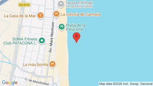 Apartments for rent i Alboraya - kort over placeringen